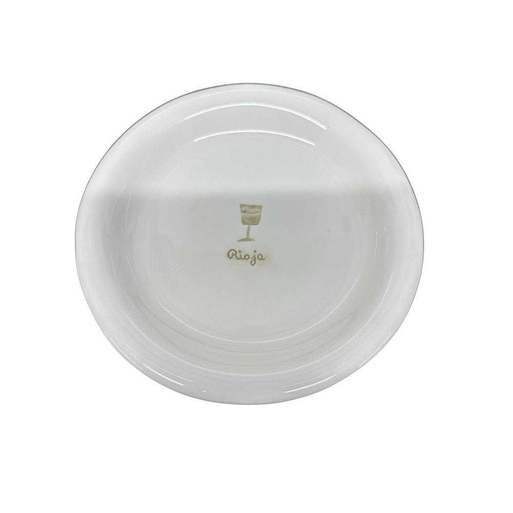 Vintage Williams Sonoma Wine Series Appetizer Embossed 6" Plates Set of 6 - Picture 3 of 11